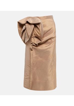 Maison Margiela Draped midi skirt