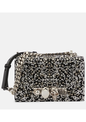 McQueen Jewelled Satchel Mini embellished crossbody bag