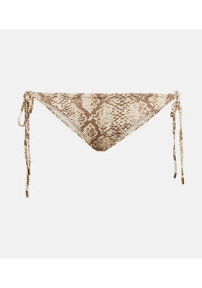 Melissa Odabash Cancun snake-print bikini bottms