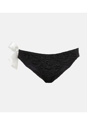 Giambattista Valli One-shoulder bow bikini bottoms