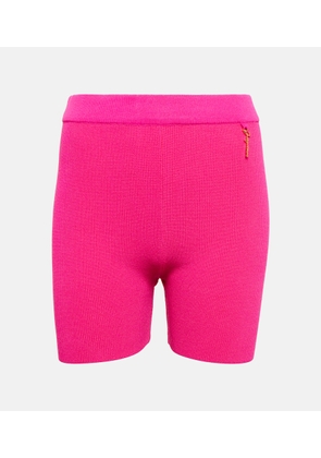 Jacquemus Le Short Pralu knitted biker shorts