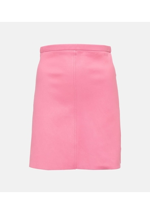Stouls Lucie leather miniskirt