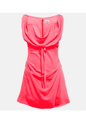 Vivienne Westwood Draped crepe minidress