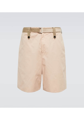 Sacai Cotton chino shorts