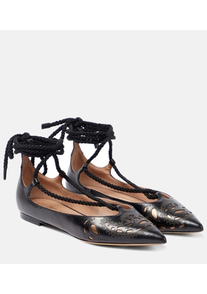 Etro Perforated leather ballet flats