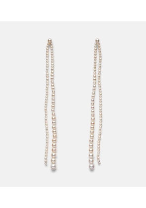 Sophie Bille Brahe Promenade De Perles 14kt gold pearl drop earrings