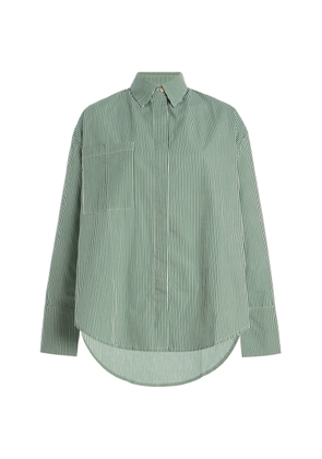 Zulu & Zephyr Striped Cotton Shirt - Moda Operandi