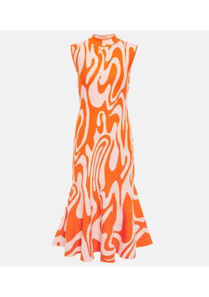 Sportmax Teglia printed midi dress
