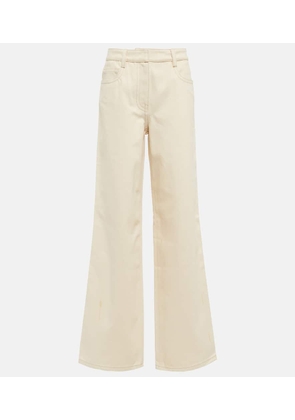Prada High-rise wide-leg jeans