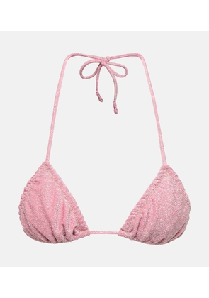Reina Olga Guia LurexÂ® triangle bikini top