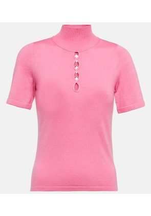 Dorothee Schumacher Cut-out wool-blend top
