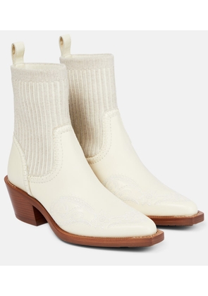 Chloe Nellie leather ankle boots
