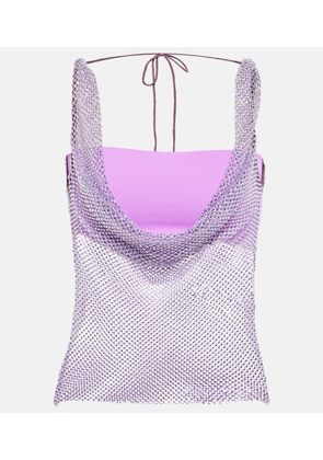 Giuseppe di Morabito Embellished mesh top