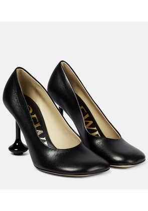Loewe Toy leather pumps