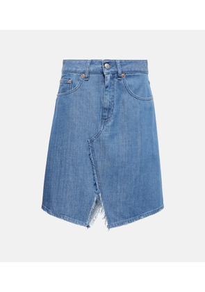 MM6 Maison Margiela Denim miniskirt