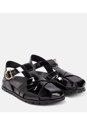 Dries Van Noten Patent leather sandals
