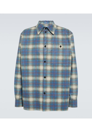 Bottega Veneta Checked leather shirt