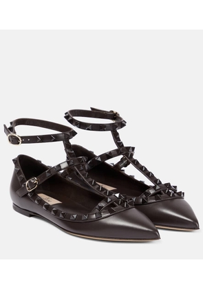 Valentino Garavani Rockstud leather ballet flats
