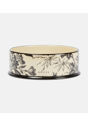 Gucci Herbarium porcelain dog bowl