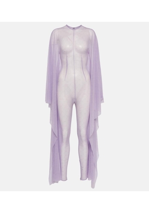 LaQuan Smith Chiffon jumpsuit