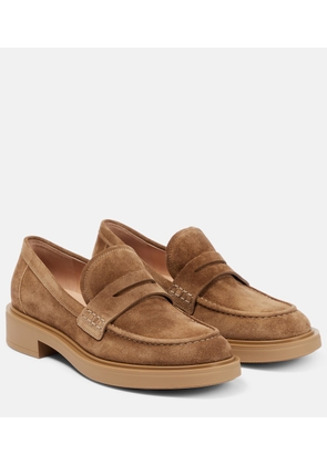 Gianvito Rossi Harris suede loafers