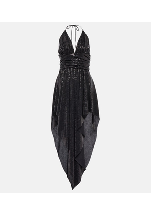 Alexandre Vauthier Sequined halterneck minidress