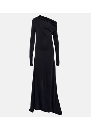 Ferragamo One-shoulder jersey gown