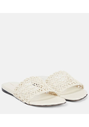 Proenza Schouler Woven leather slides