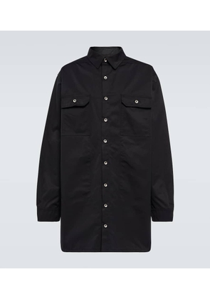 Rick Owens Cotton-blend poplin overshirt