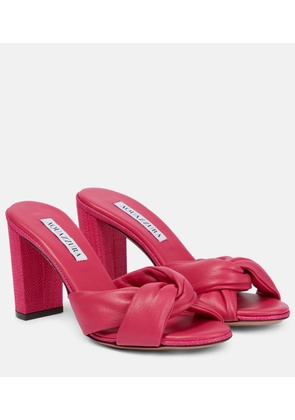 Aquazzura Olie 85 leather mules