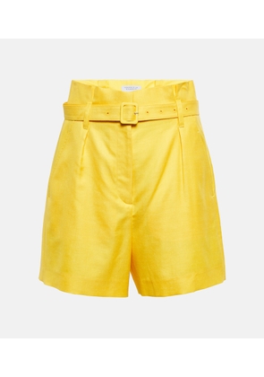 Gabriela Hearst Claudio wool, silk, and linen shorts