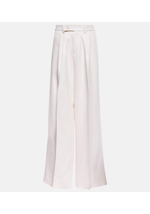 Amiri Pleated high-rise wide-leg pants