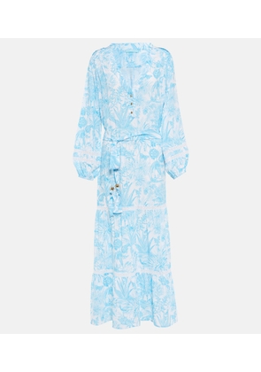 Melissa Odabash Wisteria printed maxi dress