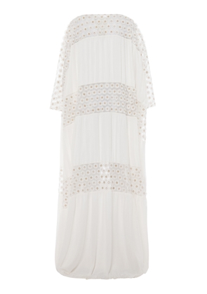 Dima Ayad Georgette And Daisy Cotton Kaftan - Moda Operandi