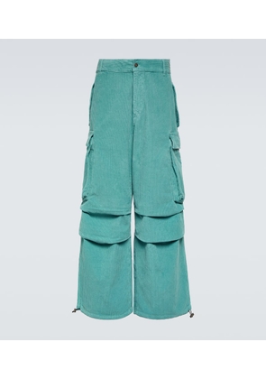 Alanui Velvet corduroy cargo pants