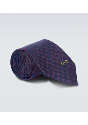 Gucci GG silk jacquard tie