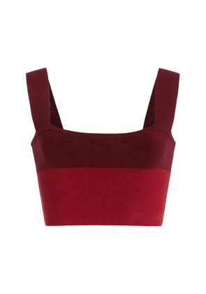 Posse Exclusive Theo Striped Knit Cropped Tank Top - Moda Operandi