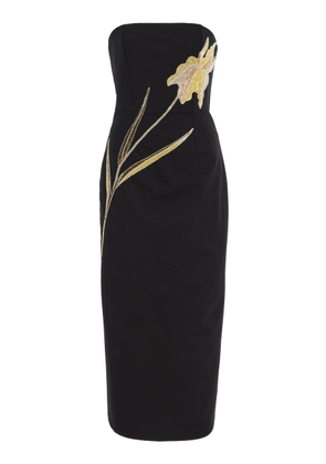 STAUD Brooke Beaded Strapless Dress - Moda Operandi