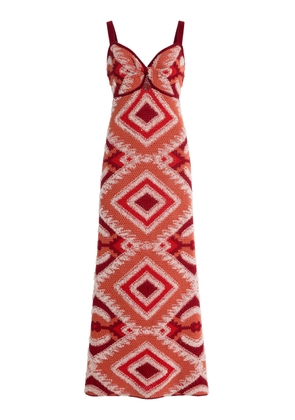 Johanna Ortiz Vintage Affair Cotton Midi Dress - Moda Operandi