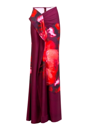 Silvia Tcherassi Meissa Gathered Jersey Maxi Skirt - Moda Operandi