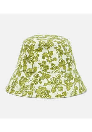 Etro Printed canvas bucket hat