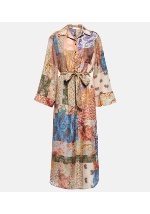 Zimmermann Devi printed silk midi dress
