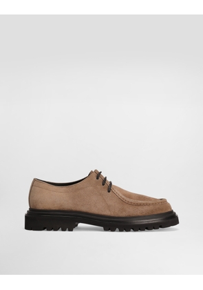 Dolce & Gabbana Split Calfskin Derby - Man Lace-ups Brown 41