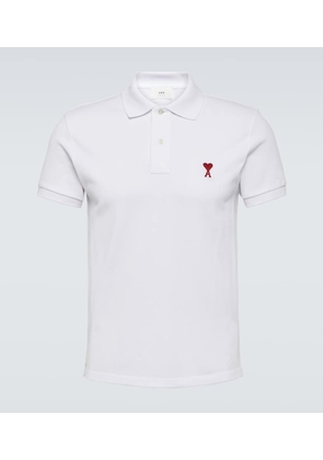 Ami Paris Ami De Cour cotton pique polo shirt