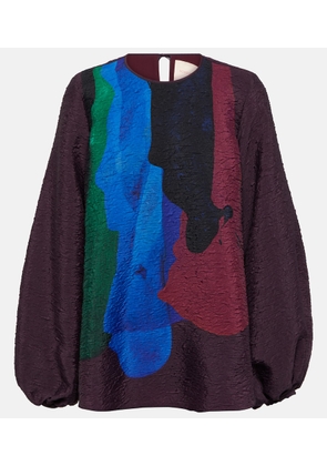 Roksanda Printed silk blouse
