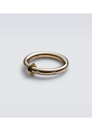 Spinelli Kilcollin Ovio 18kt gold ring with diamonds