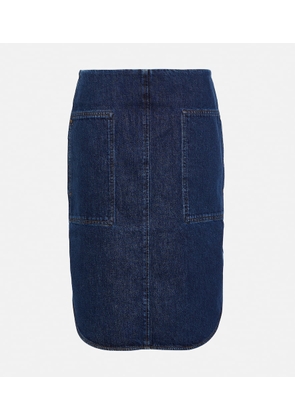 Toteme Denim midi skirt