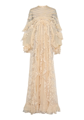 Zimmermann Rebellion Silk Lace Maxi Dress - Moda Operandi