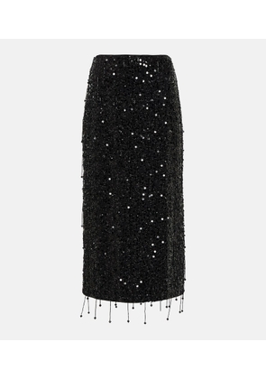 Simkhai Gisele sequined midi skirt