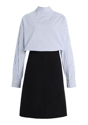 Maison Margiela Skirt-Overlay Cotton Midi Dress - Moda Operandi